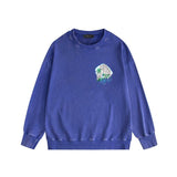 Amiri washed sweatshirt urban forest printing washed and distressed