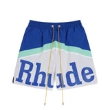Rhude Shorts Casual Sports Elastic Shorts Beach Shorts