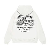 Amiri hoodie sketch country printing