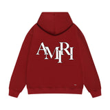 Amiri hoodie overlapping letter print