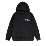 Amiri washed hoodie with starry sky distressed print