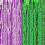 Themed Party Supplies Wicked Witch Theme Party Decorations – Pink & Green Laser Foil Fringe Curtains & Tablecloths
