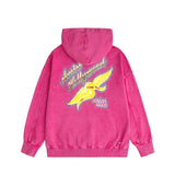 Amiri washed hoodie star point wings printing distressed printing