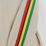 Palm Angels sweatshirt rainbow Striped zip-up cardigan