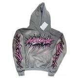 Hellstar Hoodie & Pants Vintage Washed Old Hooded Sweater Hoodie