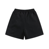 Palm Angels Shorts Flocking Alphabet Stripe Color Match Casual Shorts