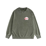 Amiri washed sweatshirt pink beach print washed old