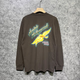 Amiri long sleeve shirts star point wings printing