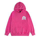 Amiri washed hoodie large radar washed and distressed printing