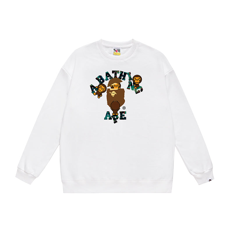 Bathing ape Crew neck sweatshirt