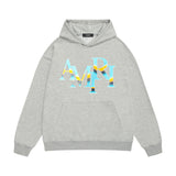 Amiri hoodie gradient overlapping letterprinting