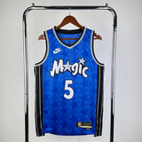 NBA Jerseys Season 24, Magic, Retro No. 5, Bancero
