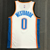 NBA Jerseys Thunder, White 0, Westbrook