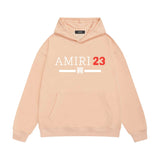 Amiri hoodie red font printing