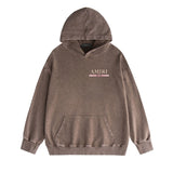 Amiri washed hoodie crayon horizontal stripes washed distressed printing