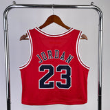 NBA jerseys women's navel retro jersey: bulls, red 23, jordan