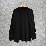 Amiri long sleeve shirts all gray overlapping letterprinting