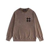 Amiri washed sweatshirt simple letter group print washed old