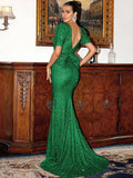 Women Party Dress Fashionable Sequins Evening Gown (Ss0416)