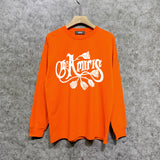 Amiri long sleeve shirts morning glory printing