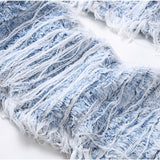 Mens Fashion Jeans Blue Ribbon 8862#