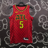 NBA Jerseys Eagles, Red Checkered No. 5, Murray