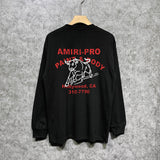 Amiri long sleeve shirts bull printing