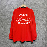 Amiri long sleeve shirts hollywood club printing