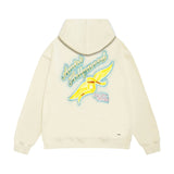 Amiri hoodie star point wings printing