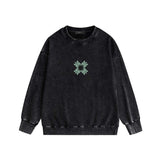 Amiri washed sweatshirt small letter group print washed old