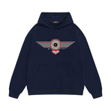 Amiri hoodie flying eagle wings patch printing