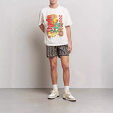 Rhude Shorts Casual Elastic Sports Shorts Beach Pants