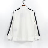 Palm Angels sweatshirt Striped zip-up cardigan