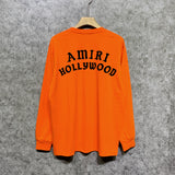 Amiri long sleeve shirts hollywood pure letterprinting