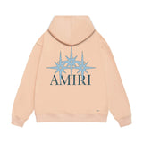 Amiri hoodie bone crack star print