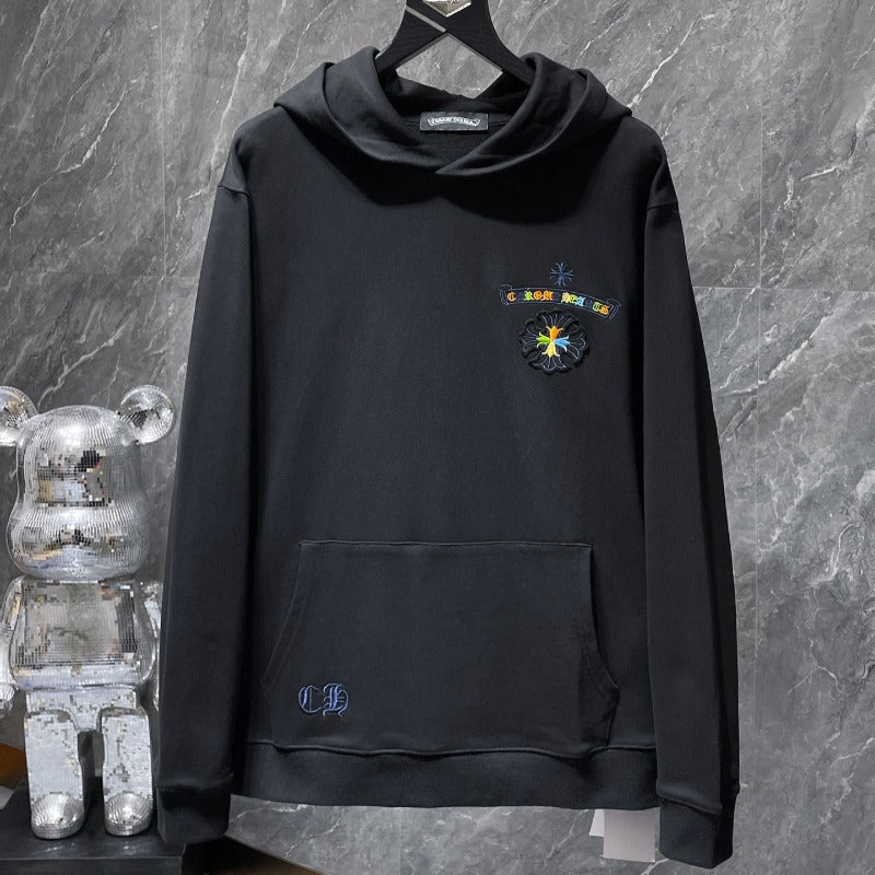 Chh Chrome Hearts Hoodie embroidered classic cross horseshoe hooded sweater