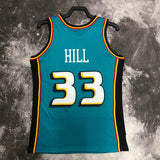 NBA Jerseys MN hot-pressed retro jersey: SW Pistons 98 season No. 33, Hill