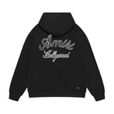 Amiri hoodie letter padded print