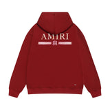 Amiri hoodie crayon horizontal stripes printing