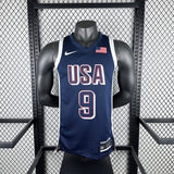 NBA Jerseys 24, Team USA, Navy 9, Halliburton