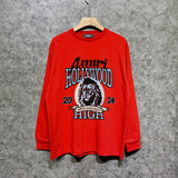 Amiri long sleeve shirts colorless flower printing