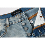 purple brand denim shorts