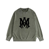 Amiri washed sweatshirt large label print washed old