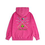 Amiri washed hoodie billiard cue washed distressed printing