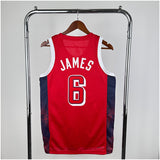 NBA Jerseys 24, USA, Red 6, James