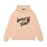 Amiri hoodie hollywood rose printing