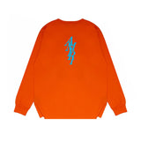 Amiri long sleeve shirts vertical small overlapping letterprinting