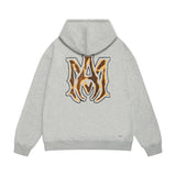 Amiri hoodie splash paint skeleton print