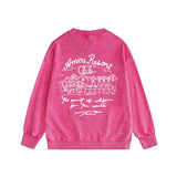 Amiri washed sweatshirt sketch country print washed old