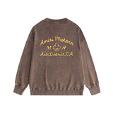 Amiri washed sweatshirt MV printed washed old